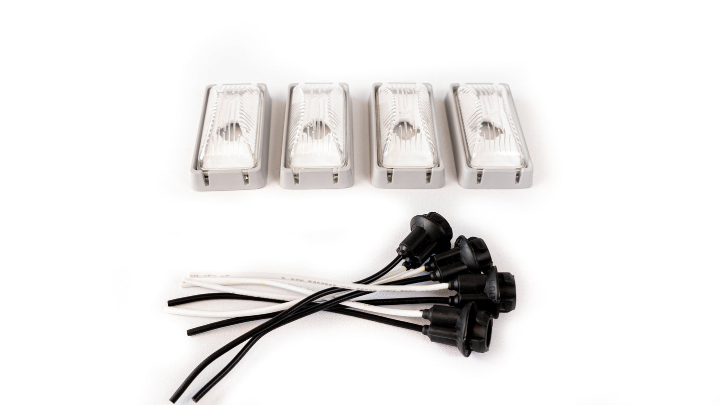 (1980-1997) F-Series - CLEAR OBS Dually Fender Light - Kit - DIRECT REPLACEMENT