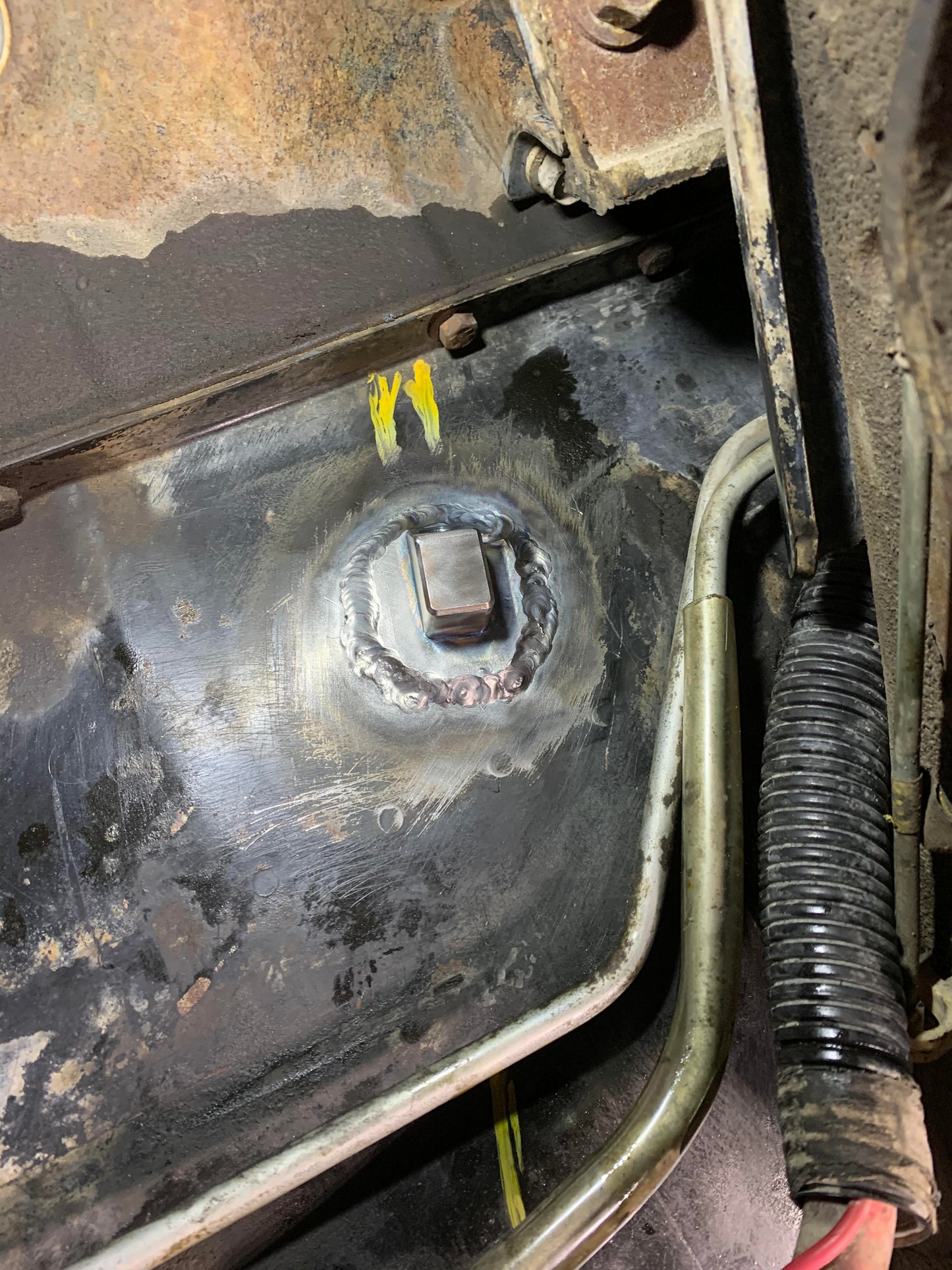 Morris Motorsports Weld In Dipstick Fix (1994-03) 7.3L